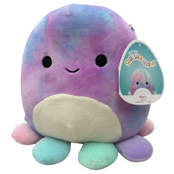 Squishmallows Sea Creatures Plush Toy Set Of 5 Cyan Maeve Mary Krisa Lune 2022 - Picture 4 of 8